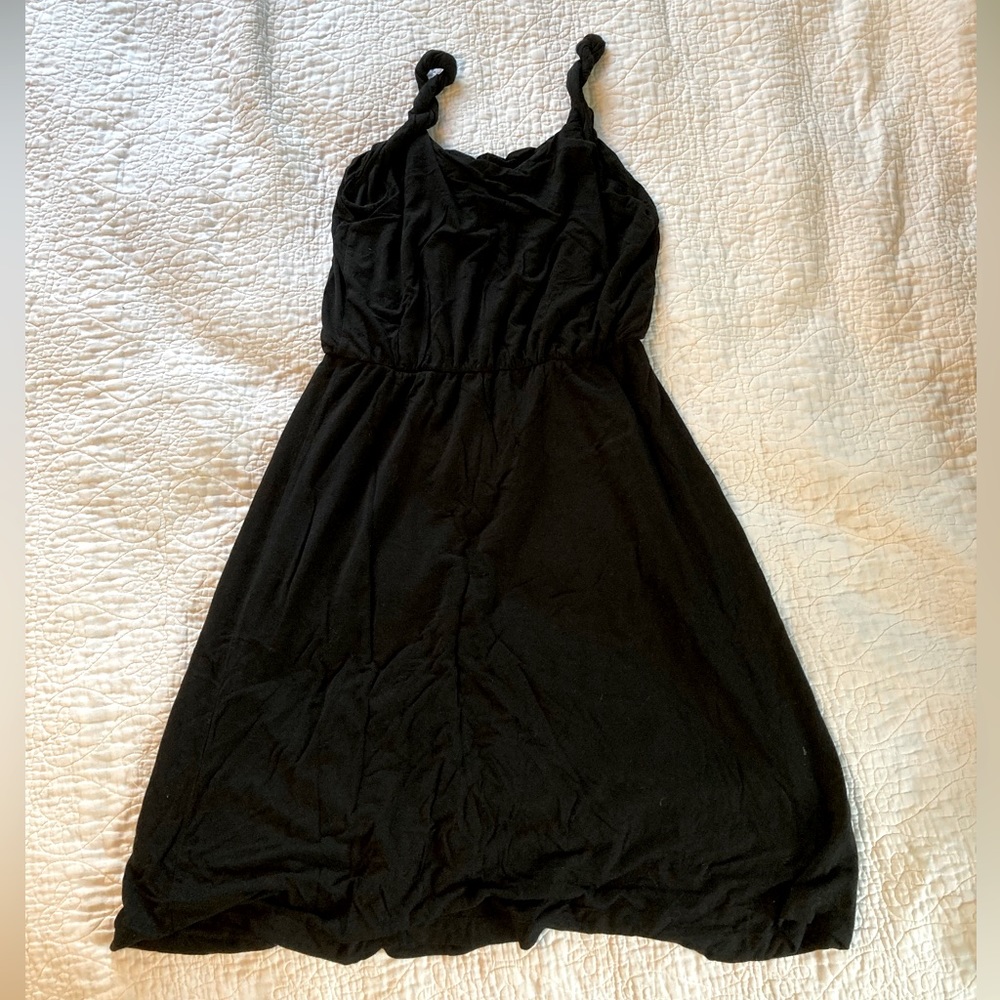 Loft LBD sundress twist straps - Black XS